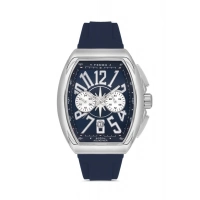 Ferro Siyah Silikon Kordon Erkek Kol Saati FM11444D-L3 Fonksiyonları Aktif 3ATM Su Geçirmez