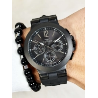 Ferro Siyah Silikon Kordon Erkek Kol Saati FM11539DWT-G Fonksiyonları Aktif 3ATM Su Geçirmez