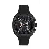 Ferro Black Silicone Band Mens Wristwatch FM31346D-G