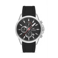 Ferro Black Silicone Band Mens Wristwatch FM31359D-J