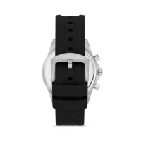 Ferro Siyah Silikon Kordon Erkek Kol Saati FM31361D-J2 Tüm Fonksiyonları Aktif 3 ATM Su Geçirmez