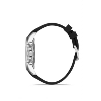 Ferro Siyah Silikon Kordon Erkek Kol Saati FM31380D-J Tüm Fonksiyonlar Aktif 3 ATM Su Geçirmez