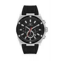 Ferro Black Steel Strap Mens Wristwatch FM31396D-J2