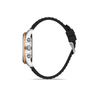 Ferro Siyah Silikon Kordon Erkek Kol Saati FM31920D-J Tüm Fonksiyonlar Aktif 3 ATM Su Geçirmez