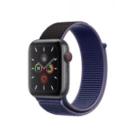 Ferro Black and Purple Fabric Band FSWKEB(42-44mm)-SM