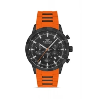 Ferro Orange Silicone Band Mens Wristwatch FM31360D-ZL