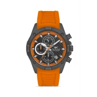 Ferro Turunucu Silikon Kordon Erkek Kol Saati FM31361D-ZL Fonksiyonları Aktif 3 ATM Su Geçirmez