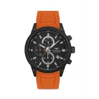 Ferro Turunucu Silikon Kordon Erkek Kol Saati FM31363D-ZL Tüm Fonksiyonlar Aktif 3 ATM Su Geçirmez