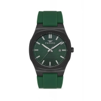 Ferro Yeşil Silikon Kordon Erkek Kol Saati F11340D-ZJ 3ATM Su Geçirmez 2 Yıl Garantili HediyePaketli