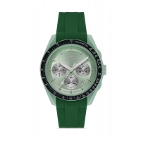 Ferro Yeşil Silikon Kordon Kol Saati FM11401D-ZG Fonksiyonları Aktif 3ATM Su Geçirmez HediyePaket