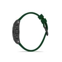 Ferro Yeşil Silikon Kordon Erkek Kol Saati FM31346D-ZF2 Tüm Fonksiyonları Aktif 3 ATM Su Geçirmez