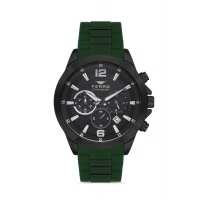 Ferro Green Silicone Band Mens Wristwatch FM31362D-ZJ2