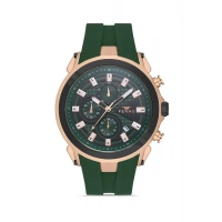 Ferro Green Silicone Band Mens Wristwatch FM31402D-R10