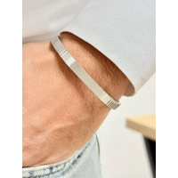 Gümüş Çelik Erkek Bileklik FRJ10098A-A 2 Yıl Garantili Hediye Paketli