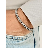 Gümüş Çelik Erkek Bileklik FRJ10133A-A 2 Yıl Garantili Hediye Paketli