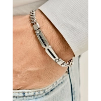 Gümüş Çelik Erkek Bileklik FRJ10136A-A 2 Yıl Garantili Hediye Paketli