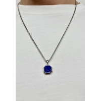 Gümüş Çelik Erkek Kolye FRJ10144A-A3 2 Yıl Garantili Hediye Paketli