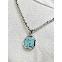 Gümüş Çelik Erkek Kolye FRJ10144A-A5 2 Yıl Garantili Hediye Paketli