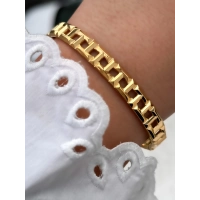 Sarı Çelik Kelepçe Kordon Kadın Bileklik FRJW10033A-B 2 Yıl Garantili Hediye Paketli