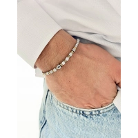 Sarı ve Gümüş Çelik Erkek Bileklik FRJ10162A-D 2 Yıl Garantili Hediye Paketli