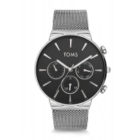 Toms Silver Mesh Strap Mens Wristwatch TM1697C-1053-A2