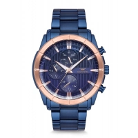 Toms Lacivert Celik Kordon Erkek Kol Saati FM1889A-T