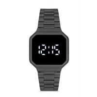 Toms Black Steel Strap Mens Wristwatch T11163A-G