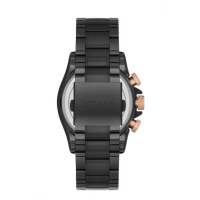 Toms Siyah Çelik Kordon Erkek Kol Saati TM1542A-908-R 3 ATM Su Geçirmez 2 Yıl Garantili