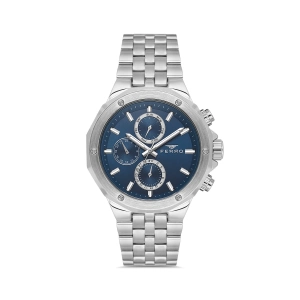 Ferro Gümüş Çelik Kordon Erkek Kordl Saata FM11544AWT-A3 Fonksiyonları Aktif 3ATM Su Geçirmez