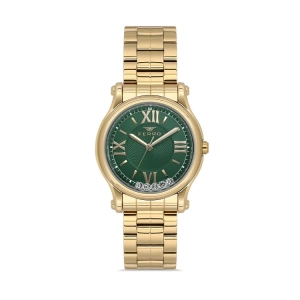 Ferro Sarı Çelik Kordon Kadın Kol Saati FL21478AWT-B6 3ATM Su Geçirmez 2 Yıl Garantili HediyePaketli