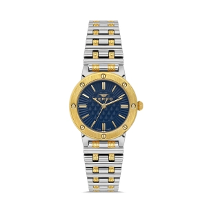 Ferro Sarı ve Gümüş Çelik Kordon Kadın Kol Saati FL43010A-D3