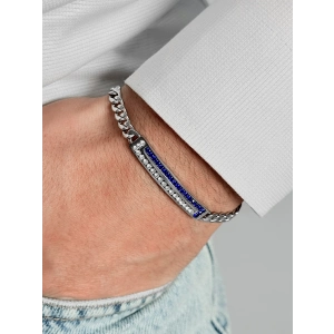 Ferro Silver Steel Mens Bracelet FRJ10018A-L