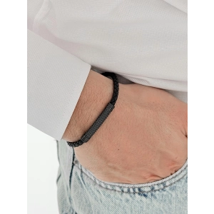 Siyah Çelik ve Deri Erkek Bileklik FRJ10103B-G 2 Yıl Garantili Hediye Paketli