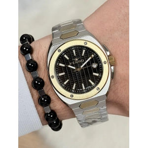 Ferro Sarı ve Gümüş Çelik Kordon Erkek Kol Saati FM40160A-D Tüm Fonksiyonlar Aktif 3 ATM Su Geçirmez