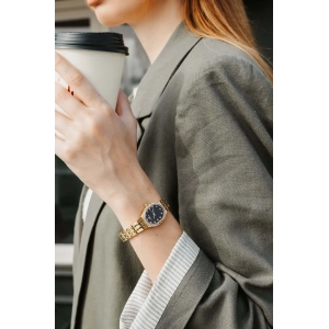 Ferro Sarı Çelik Kordon Kadın Kol Saati FL21645A-B2 3ATM Su Geçirmez 2 Yıl Garantili HediyePaketli