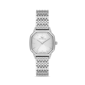 Ferro Gümüş Çelik Kordon Kadın Kol Saati FL21766A-A 3ATM Su Geçirmez 2 Yıl Garantili HediyePaket