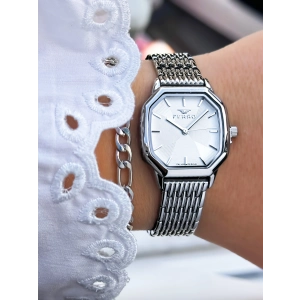 Ferro Gümüş Çelik Kordon Kadın Kol Saati FL21766A-A 3ATM Su Geçirmez 2 Yıl Garantili HediyePaket