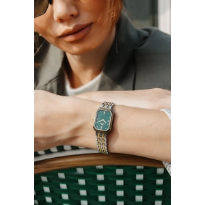 Ferro Sarı ve Gümüş Çelik Kordon Kadın Kol Saati FL21752A-D6 3ATM Su Geçirmez 2 Yıl Garantili