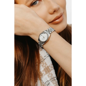 Ferro Sarı ve Gümüş Çelik Kordon Kadın Kol Saati FL21743A-A 3ATM Su Geçirmez 2 Yıl Garantili