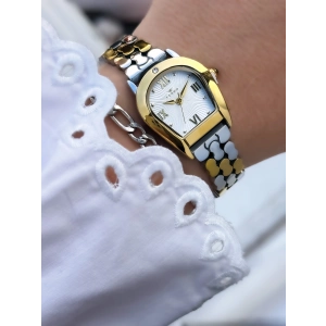 Ferro Sarı ve Gümüş Çelik Kordon Kadın Kol Saati FL88211A-D 3 ATM Su Geçirmez 2 Yıl Garantili Hediye Paketli