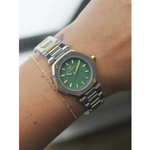 Ferro Gümüş ve Sarı Çelik Kordon Kadın Kol Saati FL21510A-D6 3ATM Su Geçirmez 2 Yıl Garantili