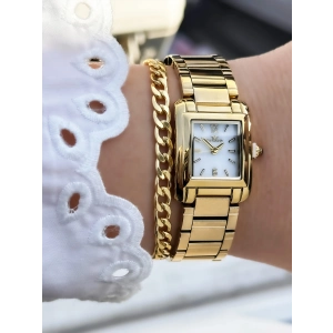 Ferro Sarı Çelik Kordon Kadın Kol Saati FL43028A-B 3ATM Su Geçirmez 2 Yıl Garantili HediyePaketli