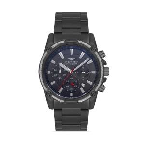 Ferro Gri Çelik Kordon Erkek Kol Saati FM31300A-V