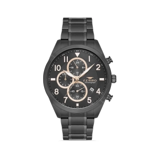 Ferro Gri Celik Kordon Erkek Kol Saati FM31454A-V