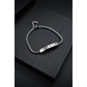 Ferro Gümüş Çelik Erkek Bileklik FRJ10004A-A