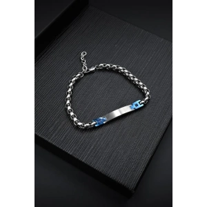 Ferro Silver Steel Mens Bracelet FRJ10013A-L