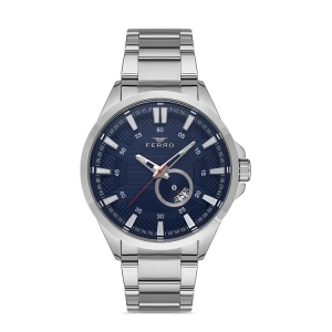 Ferro Gümüş Çelik Kordon Erkek Kol Saati F11208A-A3