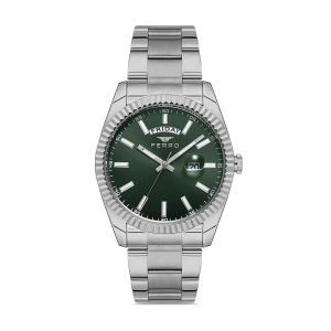 Ferro Gümüş Çelik Kordon Erkek Kol Saati F11211A-A6 3ATM Su Geçirmez 2Yıl Garantili Hediye Paketli