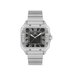 Ferro Gümüş Çelik Kordon Erkek Kol Saati F11448A-A2