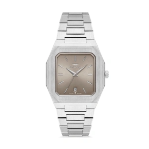 Ferro Gümüş Çelik Kordon Erkek Kol Saati F11481AWT-A19 3ATM SuGeçirmez 2 YılGarantili HediyePaketli